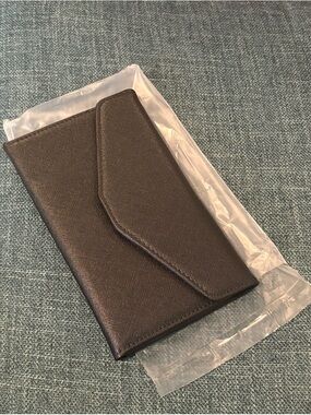 Black Envelope Passport Wallet
